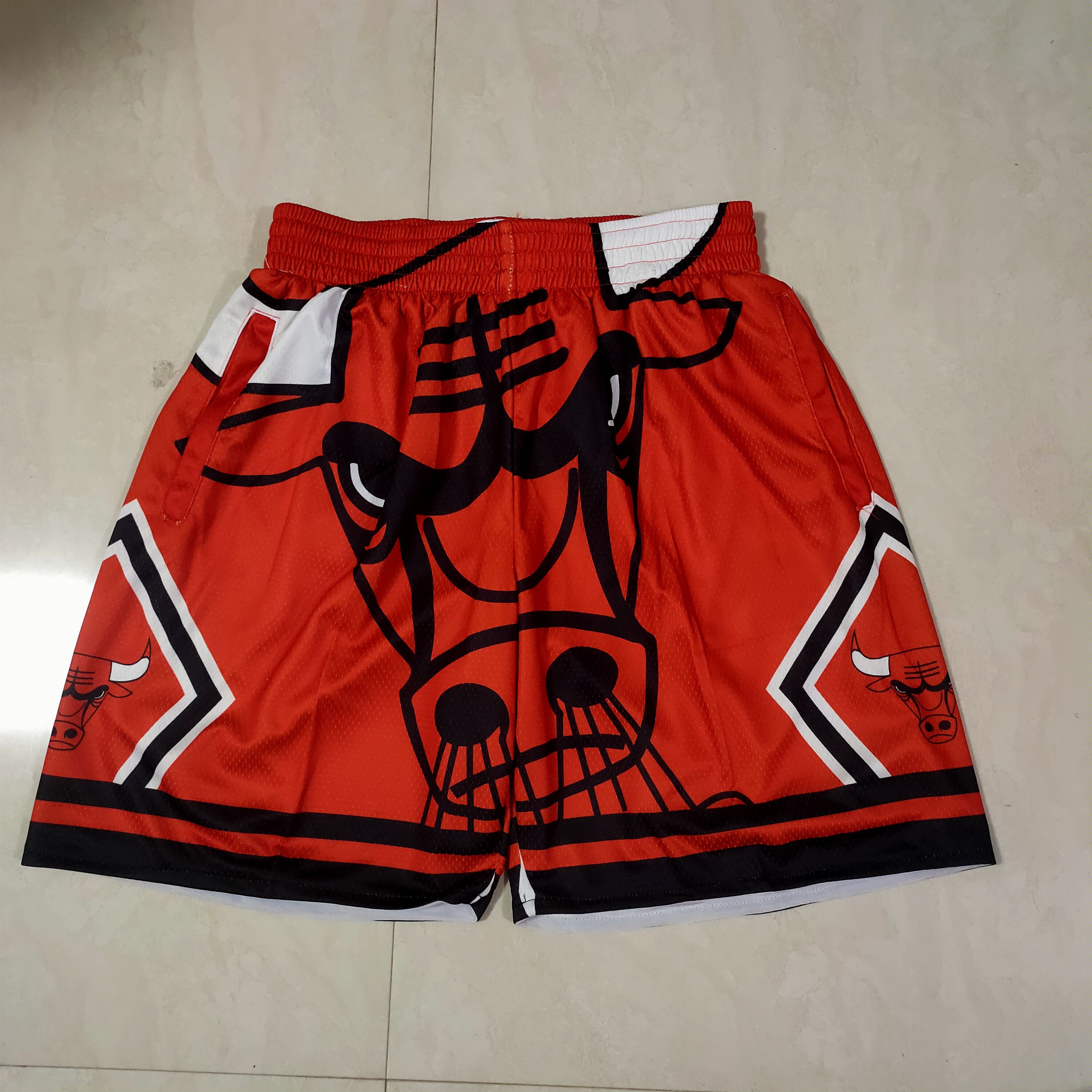 Men NBA 2021 Chicago Bulls Red Shorts 1->chicago bulls->NBA Jersey